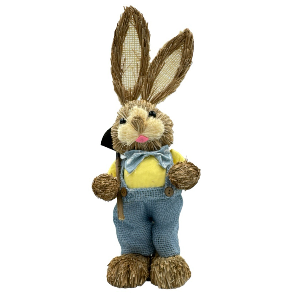 papell.grΔιακοσμητικός Λαγός με φτυαράκι 38 εκpapell.gr